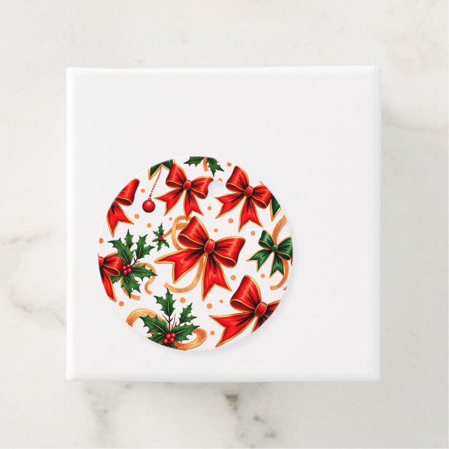 Märkre för anpassadets julomgång gåvor etiketter (På plats)