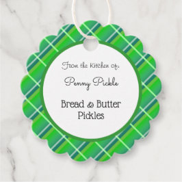 Märkre för Anpassningsbar av Grönt med fäst  Gåvor Etiketter