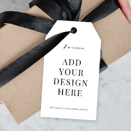 Märkre för anpassningsbar med fast utskrift på 3,5 presentetikett