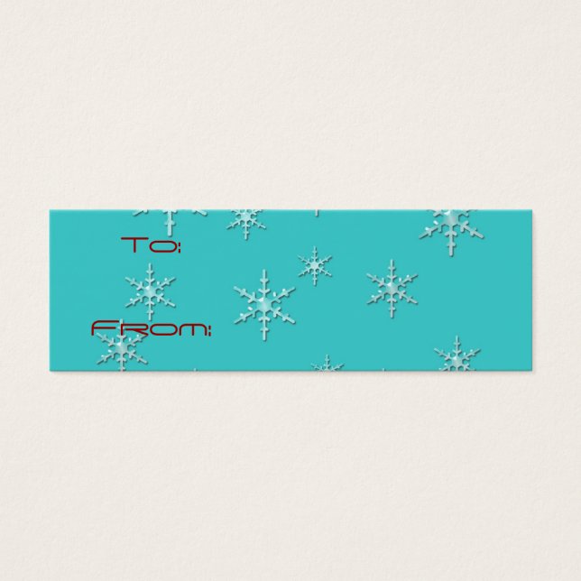 märkre för återgåva från glad helg litet visitkort (Framsidan)