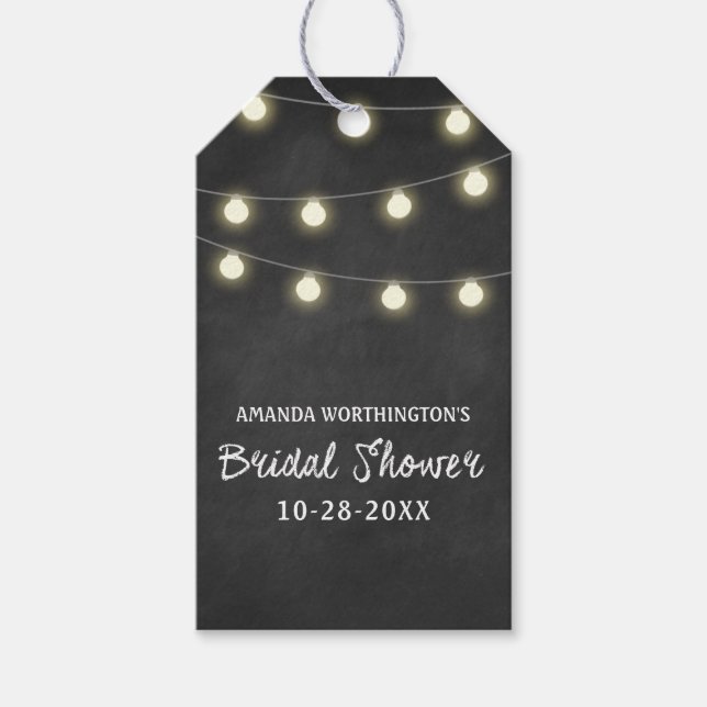 Märkre för att gynna Möhippan  och visa Ljus Presentetikett (Framsidan)