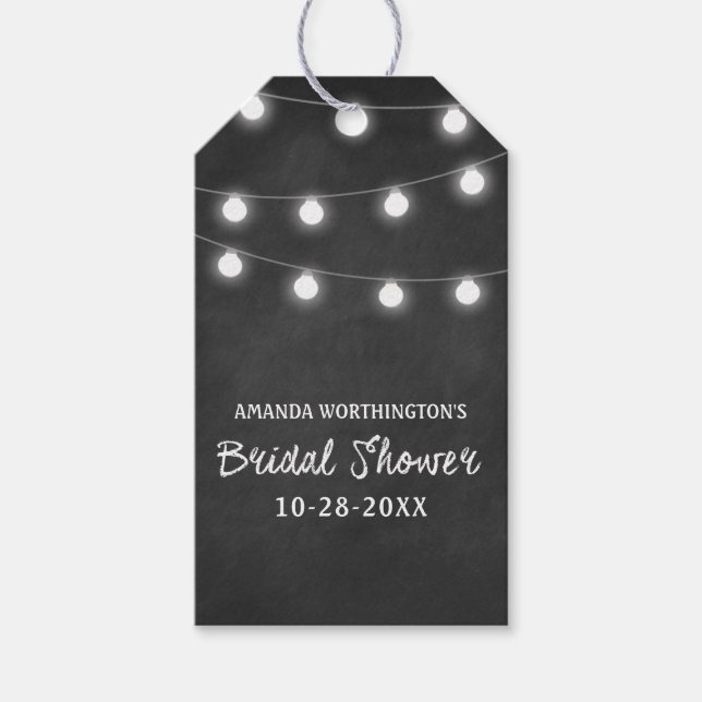 Märkre för att gynna Möhippan  och visa Ljus Presentetikett (Framsidan)