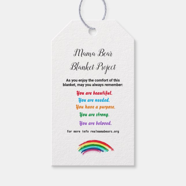 Märkre för avropsprojekt presentetikett (Framsidan)