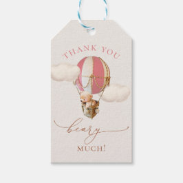 Märkre för babyskor med babyutställning presentetikett