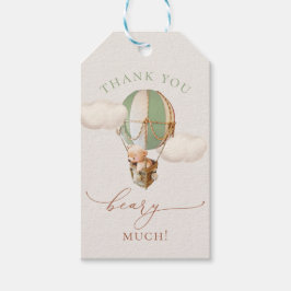 Märkre för babyskor med babyutställning presentetikett