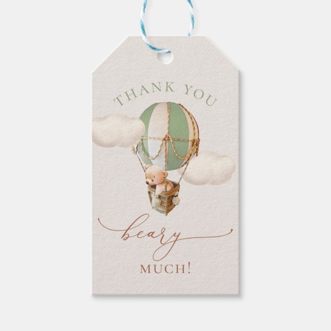 Märkre för babyskor med babyutställning presentetikett (Framsidan)