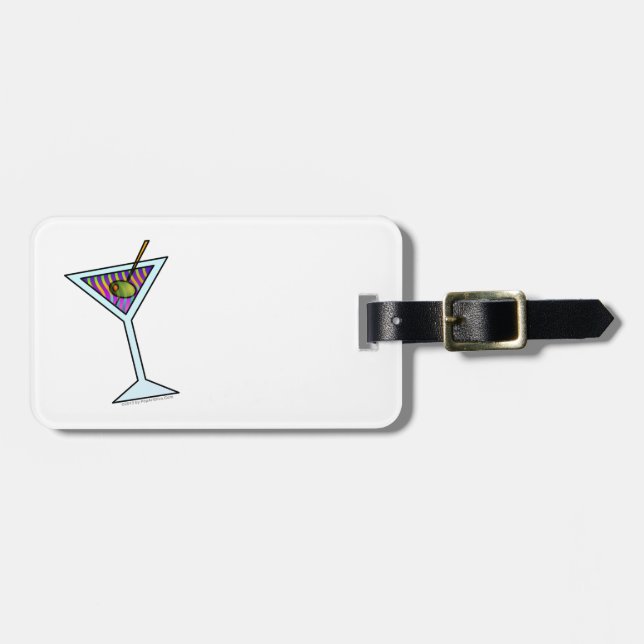 MÄRKRE för BAGAGE för anpassadeMARTINI KONST Bagagebricka (Horisontell Framsida)