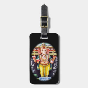 Märkre för bagage för Ganesha gudstaty Bagagebricka