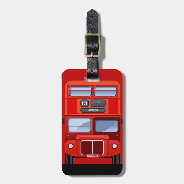 Märkre för bagage för handelsresande för London Bagagebricka (Vertikal Framsida)