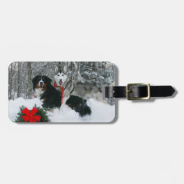 Märkre för bagage för hund för siberian bagagebricka