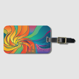 Märkre för bagage för MLTS-bägarekonst Bagagebricka