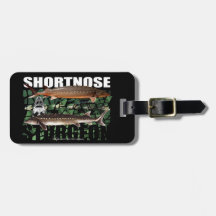 Märkre för bagage för Shortnose störCollage