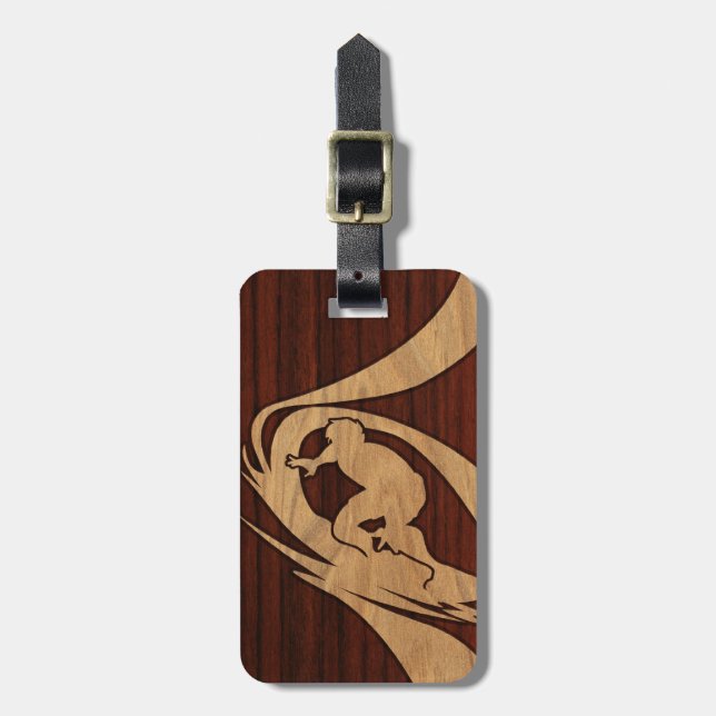 Märkre för bagage Kewalos för hawaiansk Bagagebricka (Vertikal Framsida)