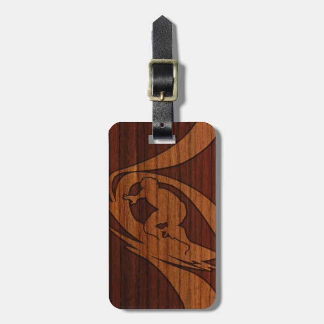 Märkre för bagage Kewalos för hawaiansk Bagagebricka (Vertikal Framsida)