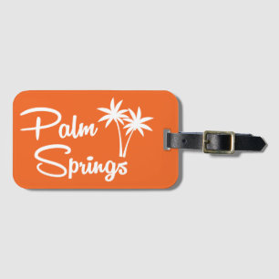 Märkre för bagage Palm Spring för mitt- århundrade Bagagebricka