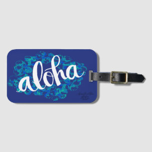 Märkre för blåttHawaii Aloha bagage Bagagebricka