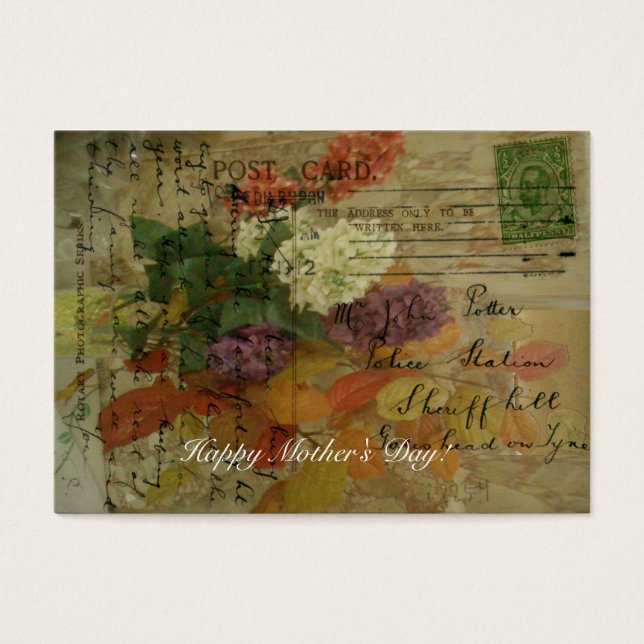 Märkre för Blockering av vykort Visitkort (Framsidan)