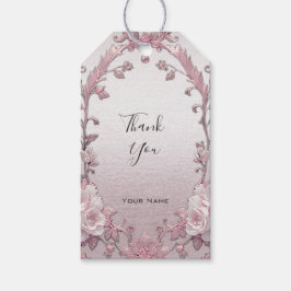 Märkre för Blommigt av unika Rosor Presentetikett
