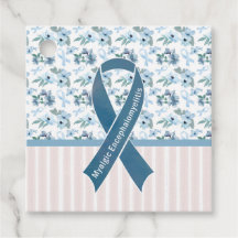 Märkre för Blue Ribbon Awareness-gåva