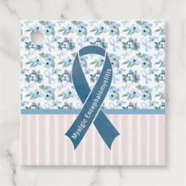 Märkre för Blue Ribbon Awareness-gåva Gåvor Etiketter