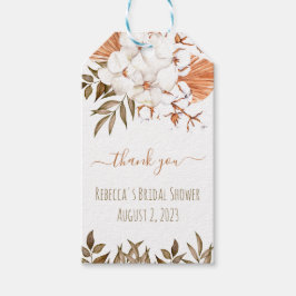 Märkre för bomullsblomma, Möhippa Presentetikett