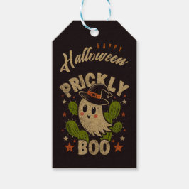 märkre för BOO-gåva i personlig Prickly BOO Presentetikett