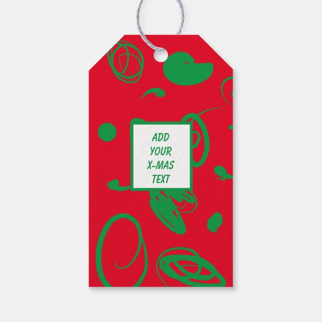 märkre för bra och roligt presentetikett (Baksidan)