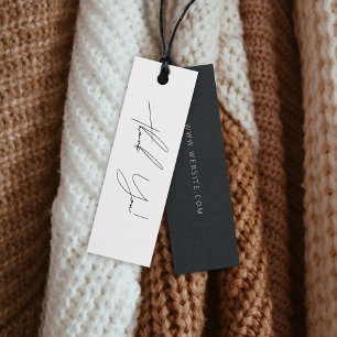 Märkre för Business Tack Label hängning Litet Visitkort