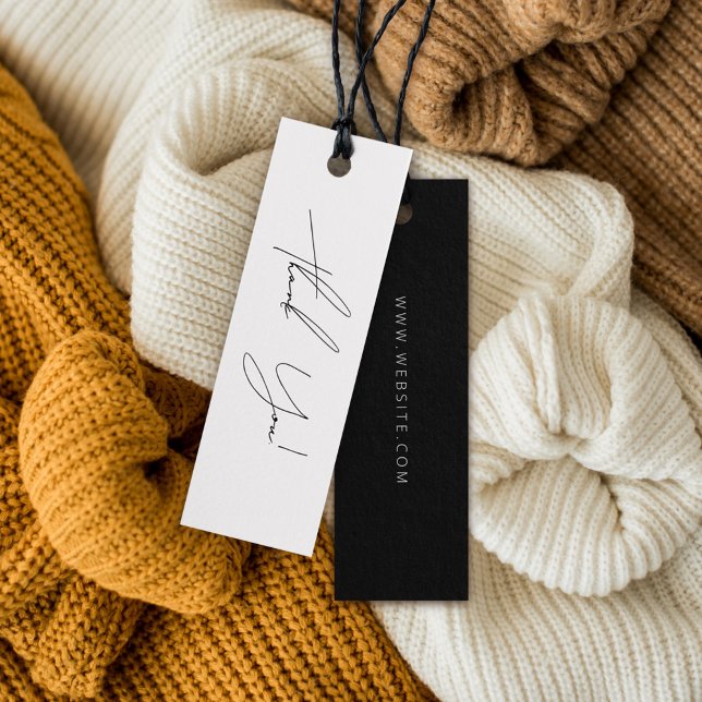 Märkre för Business Tack Label hängning Litet Visitkort (Skapare uppladdad)