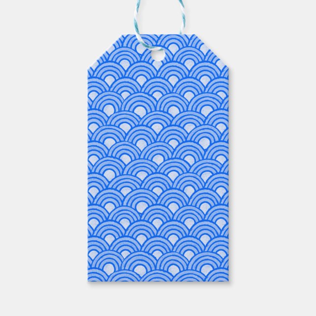 Märkre för Cerulean Scales Gift Presentetikett (Framsidan)