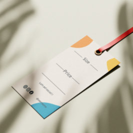Märkre för chic och Trendig Design Product Packagi Litet Visitkort