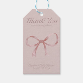 Märkre för Darling Arrival Baby Shower Presentetikett