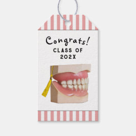 Märkre för Dentist Studentfest Gift Presentetikett