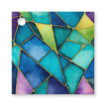 Märkre för färgade glasbildskärmsutfall