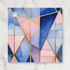 Märkre för färgade glasbildskärmsutfall gåvor etiketter