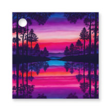 Märkre för färgbildande Batik Forest Art Gift