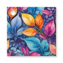 Märkre för färgstarka botaniska konstverk