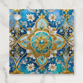 Märkre för färgstarka bysantinska judiska konstver gåvor etiketter