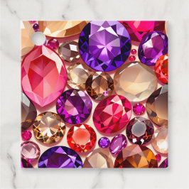 Märkre för färgstarka judiska konstgåvor gåvor etiketter