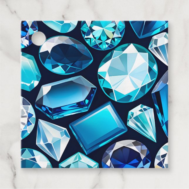 Märkre för färgstarka judiska konstgåvor gåvor etiketter (Framsida)