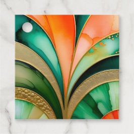 Märkre för färgstarka konsthandlingar gåvor etiketter