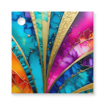 Märkre för färgstarka konsthandlingar