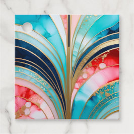 Märkre för färgstarka konsthandlingar gåvor etiketter