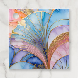 Märkre för färgstarka konsthandlingar gåvor etiketter