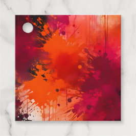 Märkre för färgstarka platterfärger för färggrafik gåvor etiketter