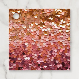 Märkre för färgstarka Sequin Art Gift Gåvor Etiketter