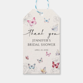 Märkre för favoriter för Möhippan Magic Butterflie Presentetikett