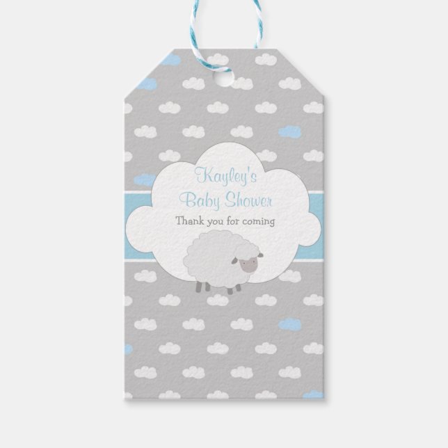 Märkre för favoritgåva från får- och molnhandikapp presentetikett (Framsidan)