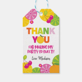 Märkre för favoritgåva från frukdagens Tack Presentetikett