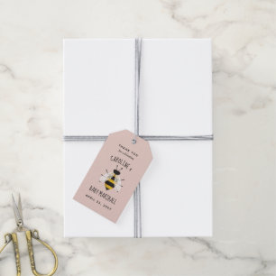 Märkre för favoritgåva från Rustic Mamma till Bee  Presentetikett